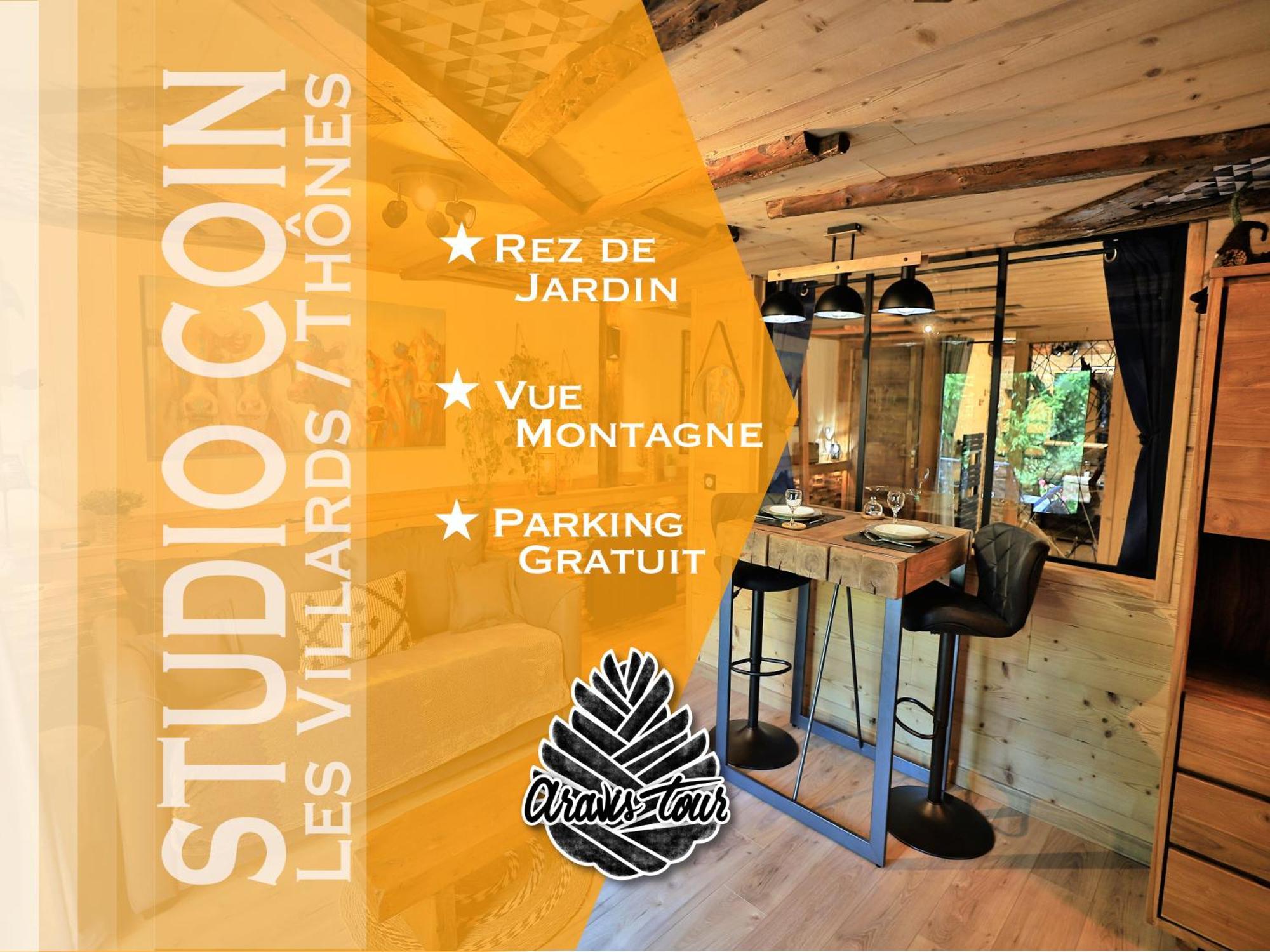 Studio Du Coin - Vue Montagne, Au Calme, Terrasse - Aravistour Les Villards-sur-Thônes Exteriér fotografie